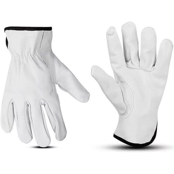 PAKNADA Goatskin Leather Gloves 3Pairs Durable Safety for Outdoor, Industrial - Picture 5 of 7